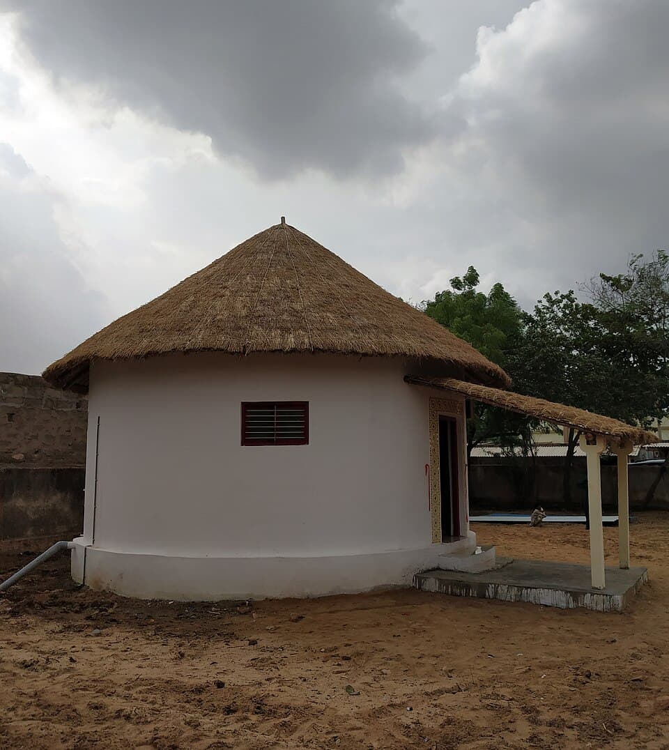 Kutch circular mud house (Bhunga), Kutch, Gujarat