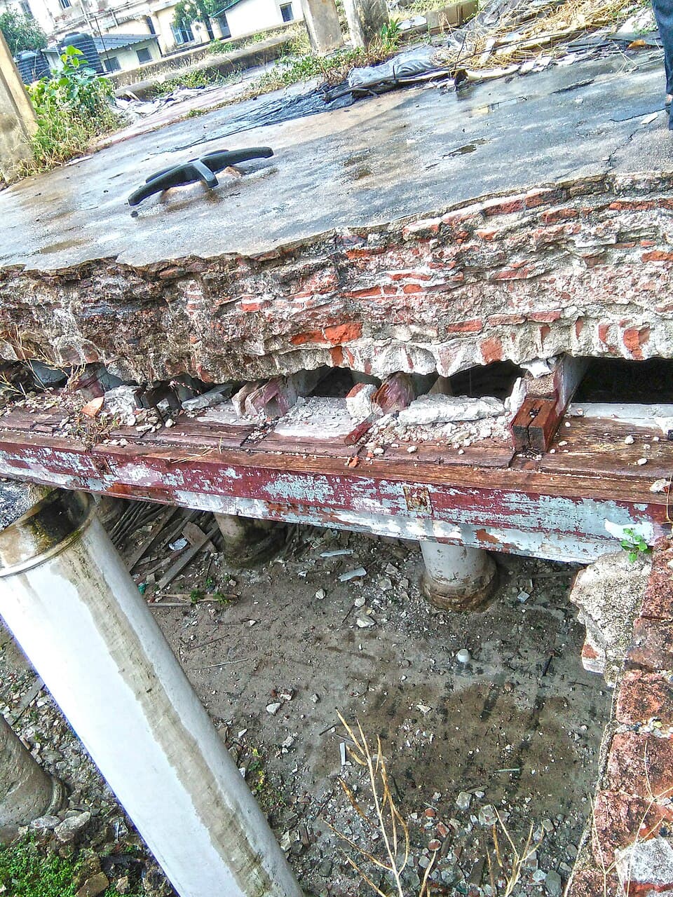Lime-and-brick flat roof (Madras terrace), Tamil Nadu