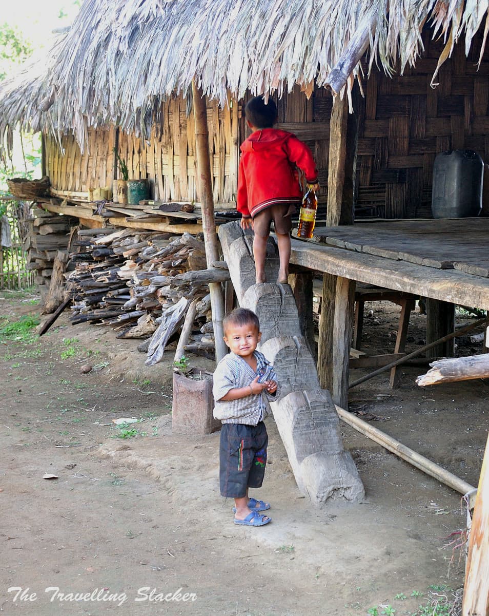 Stilt / raised house (flood) (Chang ghar), Assam & NE India